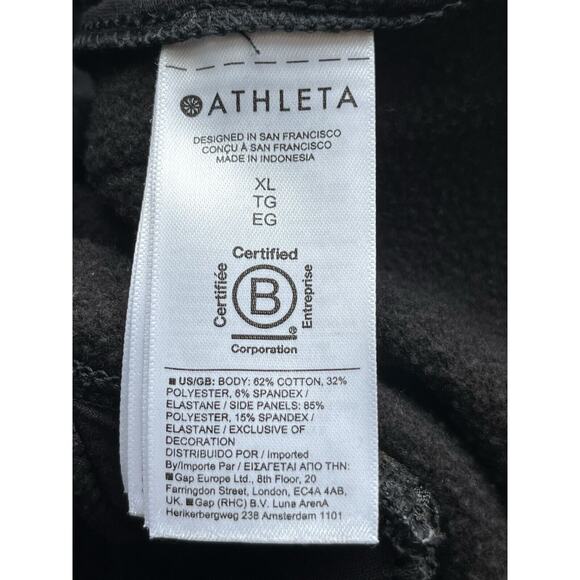 Athleta In a Snap Commute Pants Womens XL Black Wide Leg Tearaway - Picture 8 of 9